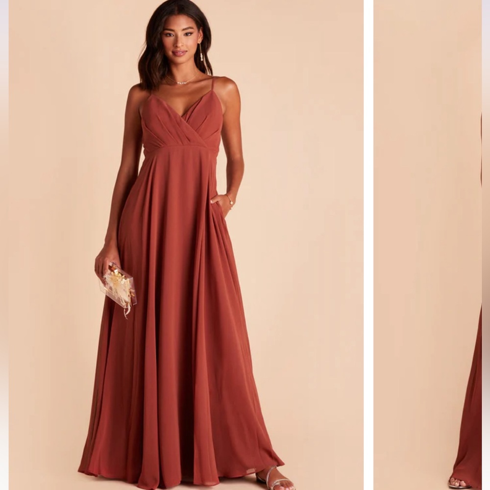 Birdy Grey Bridesmaid dress
Size - Medium
Color - Spice
Style - Kaia Dress